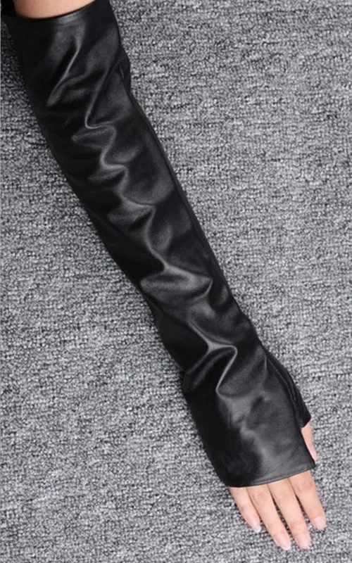 CHICEVER осенние черные перчатки для женщин женские Дамские открытые тонкие кожаные перчатки одежда аксессуары модные новые