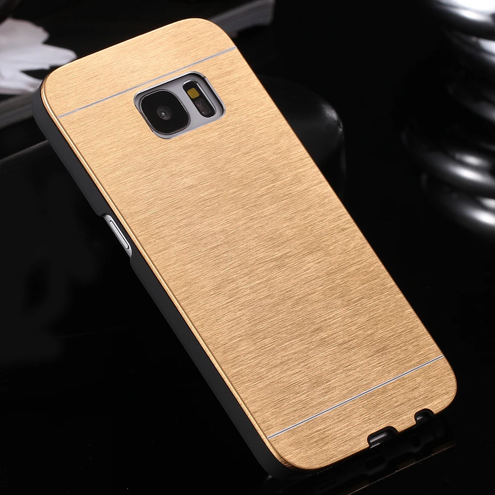 Kisscase для samsung Galaxy S4 S6 S7 Edge Note 4 Роскошный чехол щетка металический Жесткий Чехол J5 J7