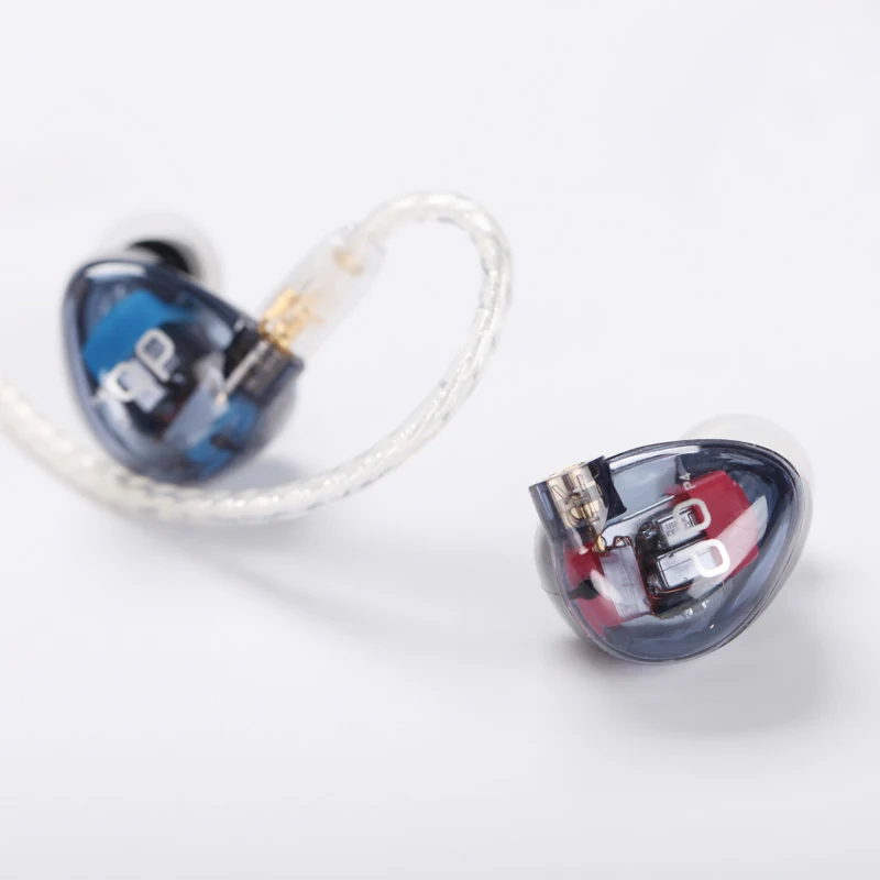 Наушники вкладыши AUDBOS P4 с 4 сбалансированными арматурами Hi Fi со съемным кабелем