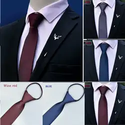 2019 новый мужской модный галстук на молнии, Свадебный галстук в деловом стиле