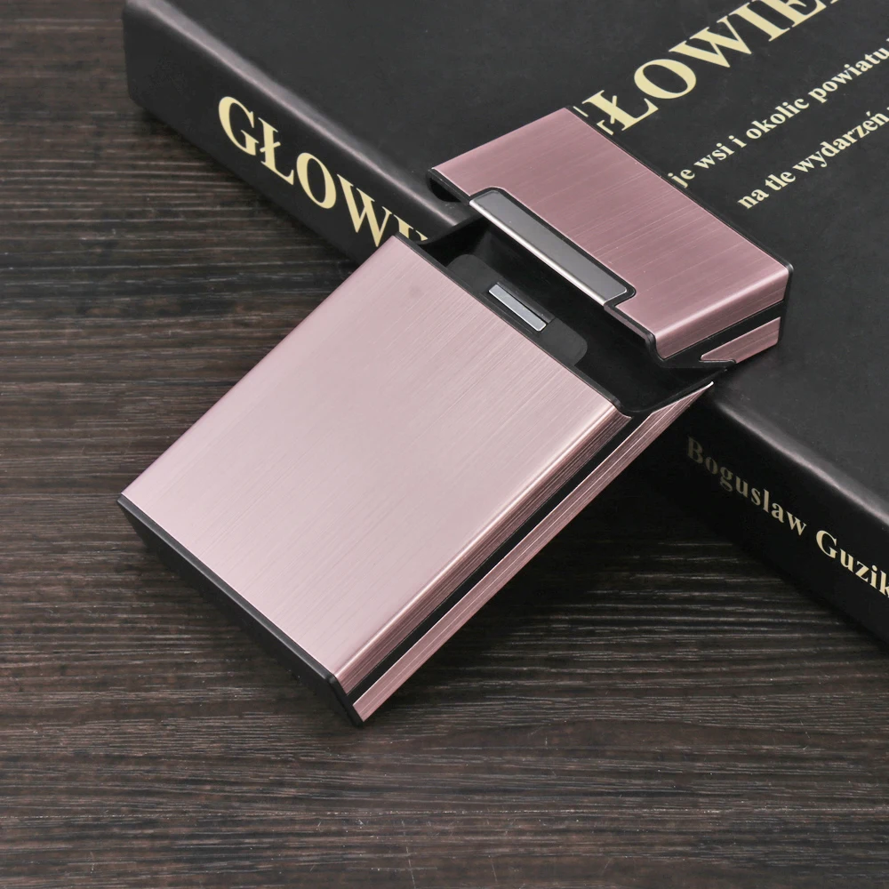 

New Type Cigarette Case For Women Metal Tobacco Storage Box Holder For Holding Up To 20 Cigar Protective Cover