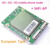 V6.1 router 4G TDD-LTE / FDD-LTE / 3G WCDMA / 2G GSM + WiFi AP for CCTV security IP camera PCB board module AF760
