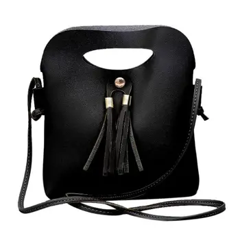 

Simple Casual Tassels Hasp Small Handbags Women Girls PU Leather Shoulder Mini Messenger Crossbody Bags Coin Phone Bag Ladies