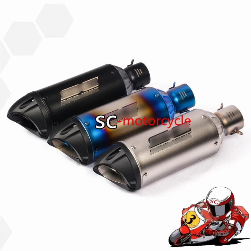 51mm entrada 320mm moto rcycle silenciador de escape de 250cc 350cc 600cc escapar moto tubo nmax tmax530 msx125 gsr 600 51mm entrada 320mm moto rcycle silenciador de escape de 250cc 350cc 600cc escapar moto tubo nmax tmax530 msx125 gsr 600