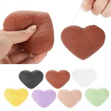 Губка косметический спонж губка для очистки лица естественное приспособление для очистки смывания