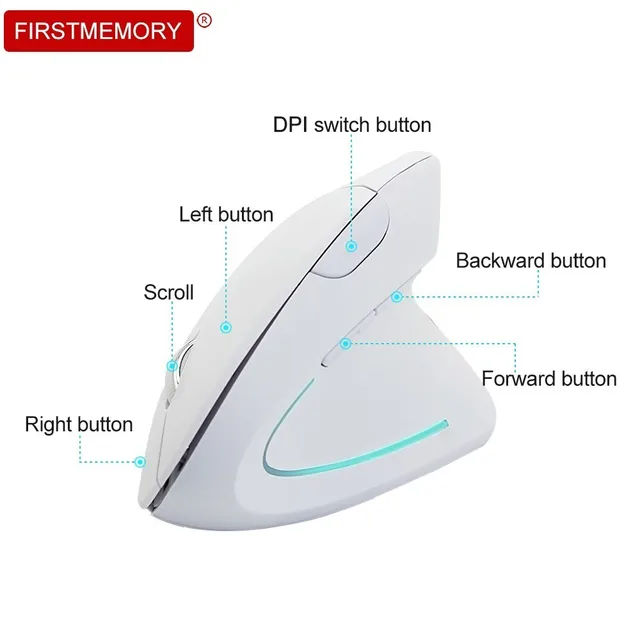 Best Offers Vertical Wireless Mouse Ergonomic USB Optical Computer Mause Gamer 800-1200-1600DPI 6 Buttons Backlit Gaming Mice For PC Laptop Best Offers Vertical Wireless Mouse Ergonomic USB Optical Computer Mause Gamer 800-1200-1600DPI 6 Buttons Backlit Gaming Mice For PC Laptop