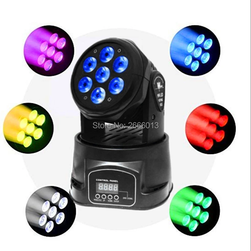 

Professional Sound Active DMX RGBW LED Stage Light Moving Head Beam Party Light DMX512 LED Dj Music Party KTV Nightclub Lights
