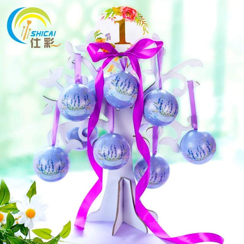 

Wizard ball love tree combination suit round tinplate creative personality sweet candy box wedding decoration Gift Boxes