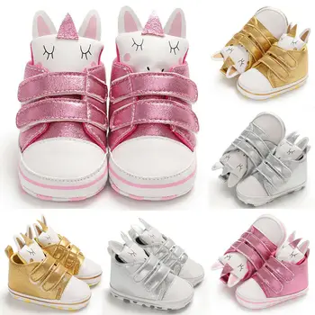 

Toddler Cute Baby Kids Winter Warm Sports Crib Shoes Size 0-18 Months
