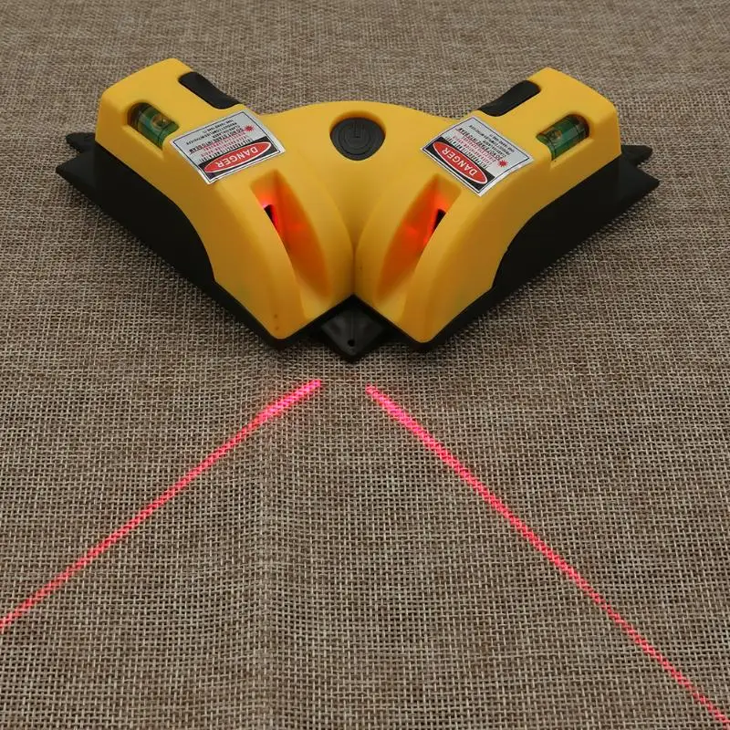 

90 Degree Vertical Horizontal Laser Line Projection Right Angle Two Lengthened Square Level Laser Level laser Measurement Tool