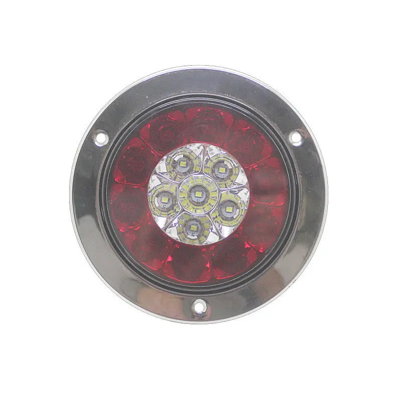 

4pcs/set brand new 4x 4" Round 16LED Brake Stop Turn Tail Light Lamp high quality suitable for Truck Trailer Lorry 12/24V
