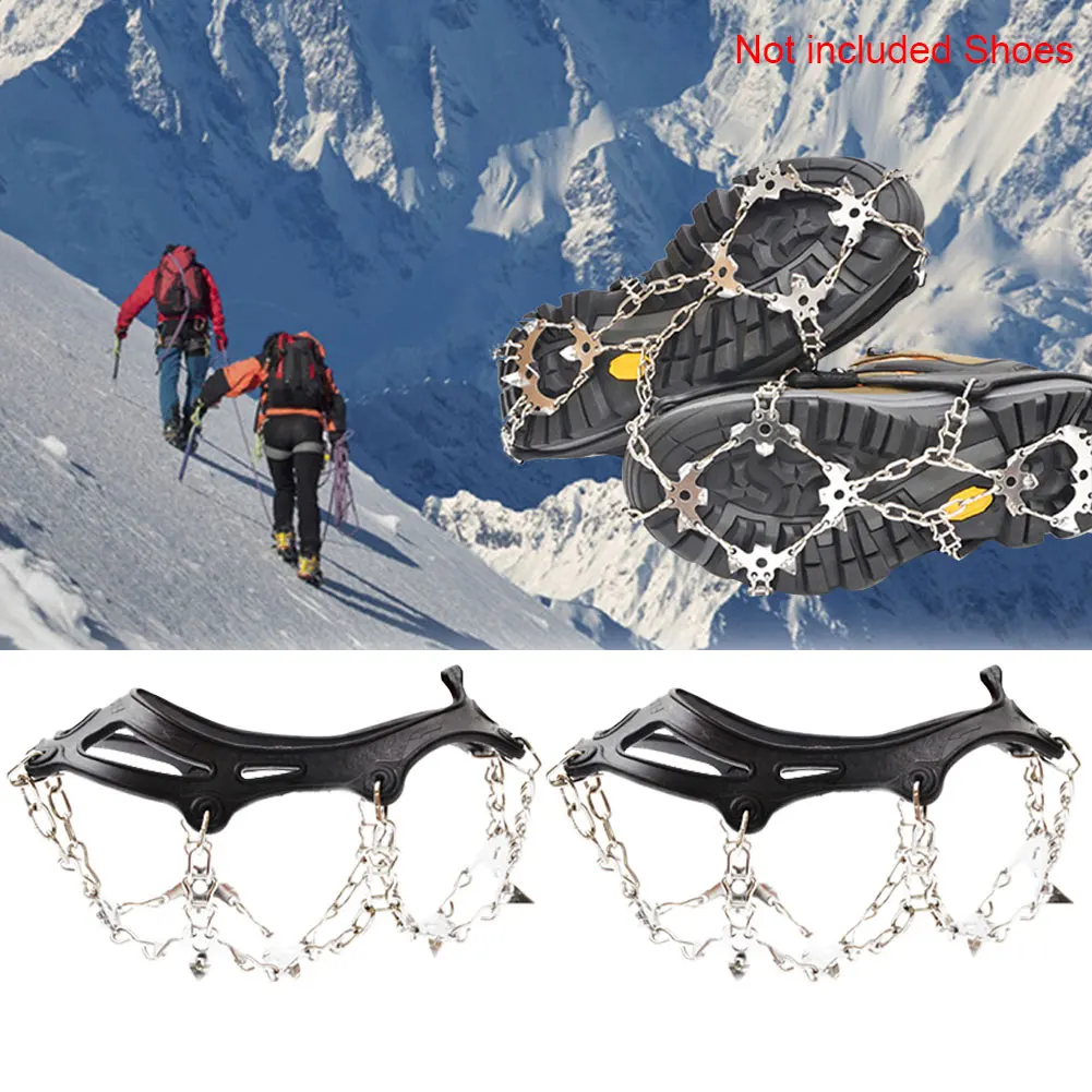 Outdoor Shoe Claws Stainless Steel Shoe Spikes Hiking Anti slip Sports