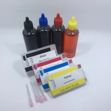 

YOTAT 400ml Dye ink + Refillable Ink cartridge for HP950 951 for HP 950 Officejet Pro 8100 8600 8610 8615 8620 8625 251dw 276dw