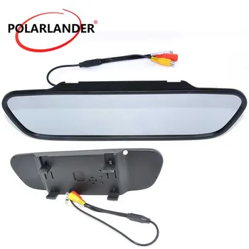 

wholesale High resolution 16:9 screen 5.0 inch car Monitor for DVD Camera VCR DC 12V LCD Car Rearview Mirror Monitor