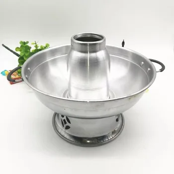 

Thailand Tom Yam Kung kitchen tools Thai charcoal aluminum hot pot winter wok soup warm pot small saucepan chafing dish