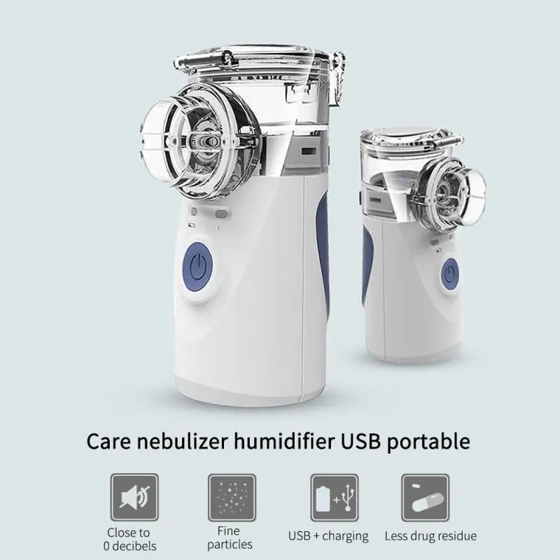 

Portable Inhale Nebulizer Silent Mini Handheld Ultrasonic Inalador Nebulizador Rechargeable Children Adult Inhaler Machine L2