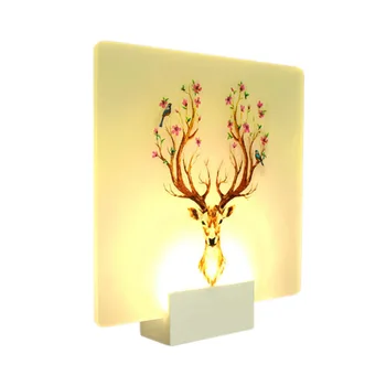 

Modern Loveliness Romantic Picture Classic Wall Lamp For Bedside Bedroom Stair Corridor Porch Nordic Home Led Lighting