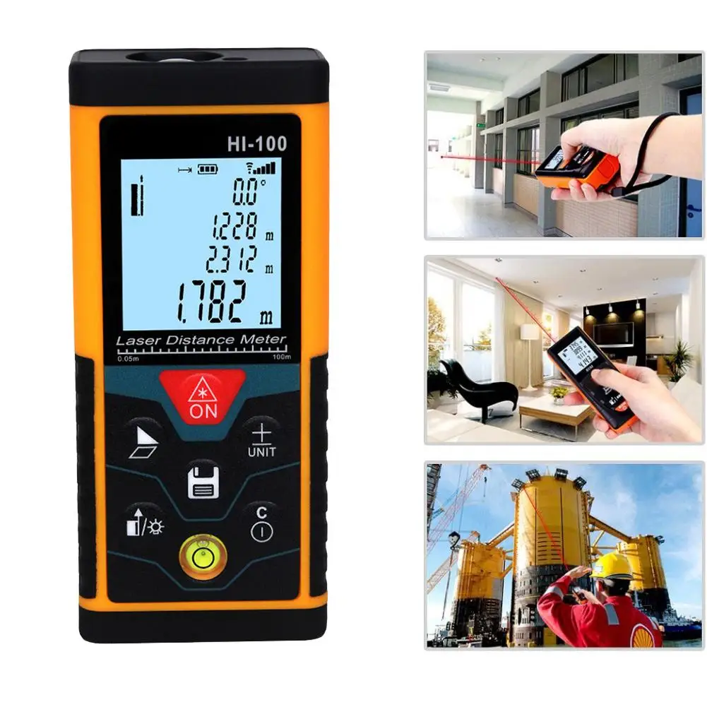 

40m 60m 80m Handheld Laser Range Finder Infrared Measuring Instrument Laser Electronic Ruler Distance Meter