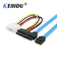Kebidu ata para sas 7 pinos sata 29 pinos & 4 pinos cabo macho conector adaptador conversor para disco rígido unidade cabo de alimentação adaptador