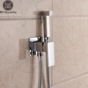 Brass Shower Tap Bidet Faucet Washer Mixer Muslim Shower Ducha Higienica Cold & Hot Water Mixer Crane Square Shower Spray ► Photo 1/6