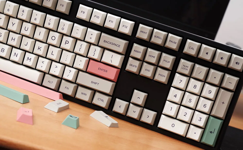Игровая клавиатура KeycapAKKO 9009 цвет 116 клавиш краситель sub PBT Keycaps Keycap Набор для