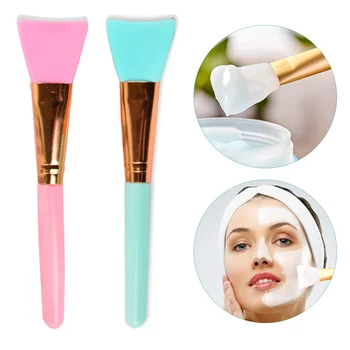 

2Pcs/lot Soft Silicone Facial Mask Mud Mixing Skin Face Care Beauty Makeup Brushes Foundation Tools Maquiagem Makeup