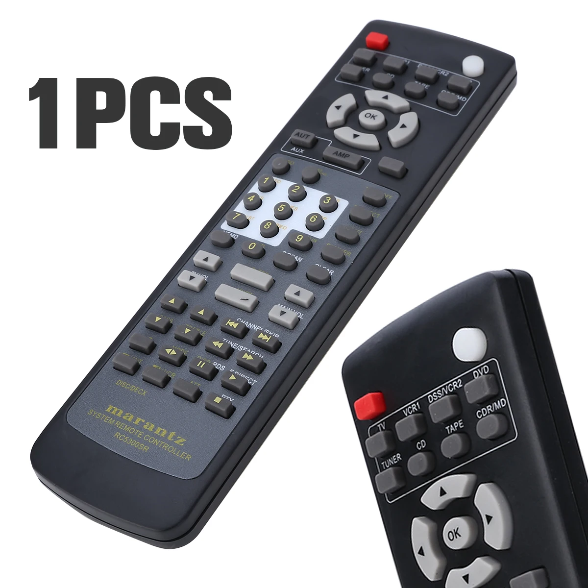 

RC5300SR Remote Control 433 MHz 1 Channel Amplifier Remote Controller For MARANTZ Audio System SR4200 SR4300 SR4400 SR5300