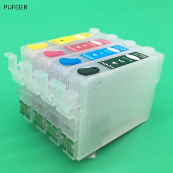 

T1701-T1704 T1711-T1714 Refillable Cartridge With Chip For Epson XP-103 XP-203 XP-207 XP-306 XP-406 XP-313 XP-413 XP103 XP313