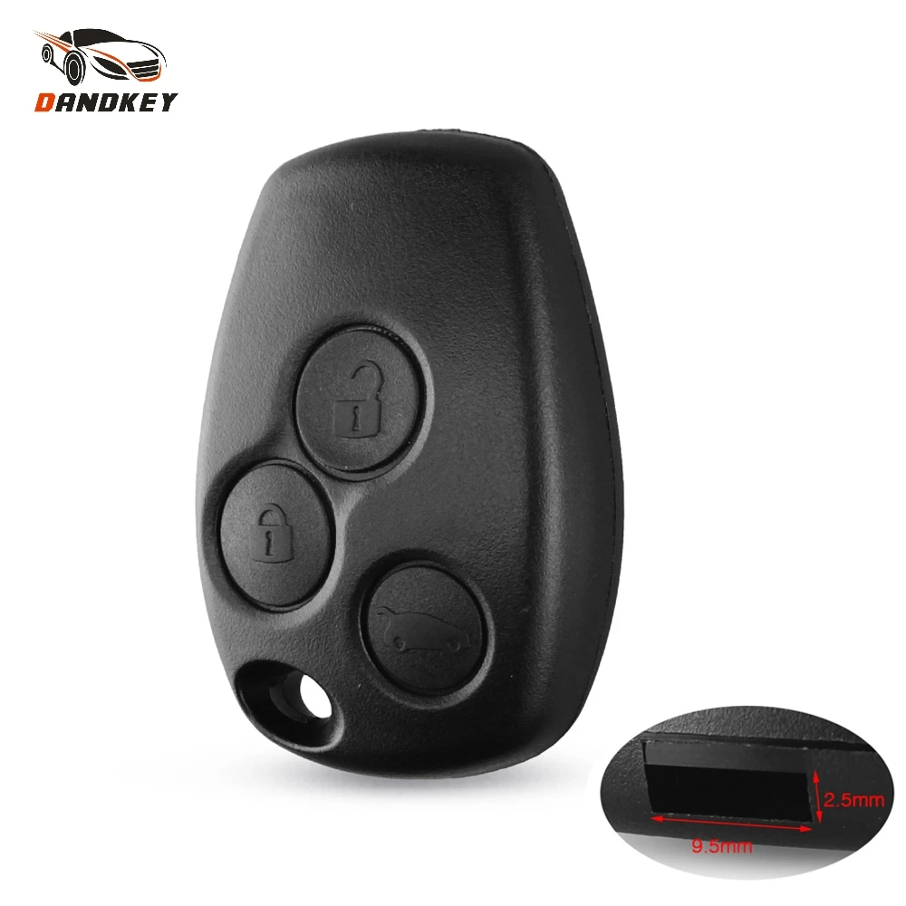 Dandkey 3 кнопки чехол для дистанционного ключа от машины Renault Megane Modus Espace Лагуна Duster