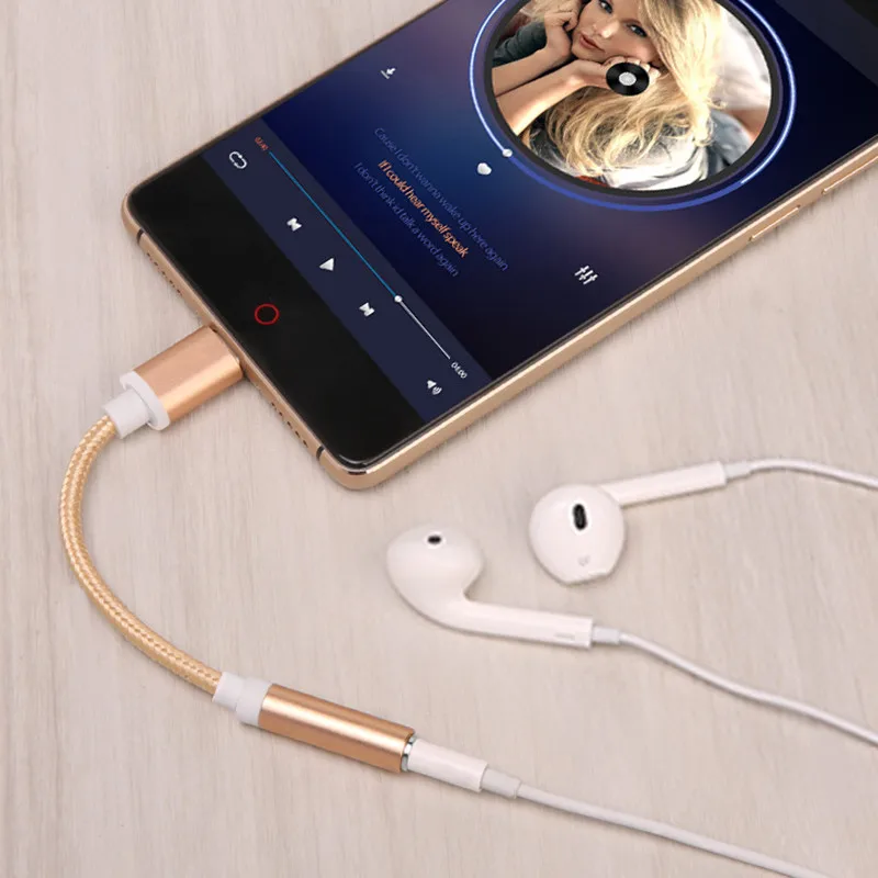 Type-C 3.5 Jack Earphone Cable Type C to 3.5mm AUX Headphones Adapter For Huawei Mate 10 P20 pro For Xiaomi Mi 6 8 6X Mix 2s Le Type-C 3.5 Jack Earphone Cable Type C to 3.5mm AUX Headphones Adapter For Huawei Mate 10 P20 pro For Xiaomi Mi 6 8 6X Mix 2s Le