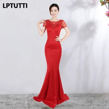 

LPTUTTI Beading Chiffon Sequin New For Women Elegant Date Ceremony Party Prom Formal Gala Luxury Long Evening Dress A06