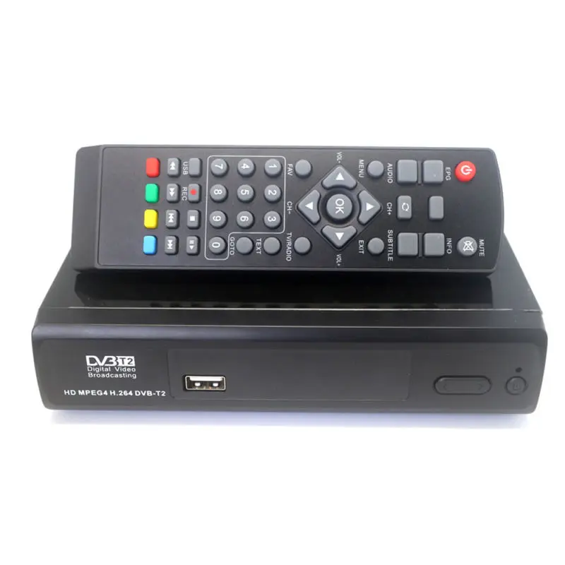 Koqit 1080P DVB-T2 Tv tuner dvb t2 HD TV Box receptor Terrestrial Convertor MPEG4 DVB T Digital Receiver Witi Youtube IPTV M3u