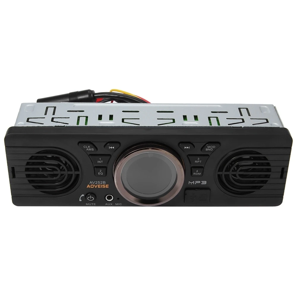 

Car Stereo Radio Bluetooth Audio Receiver MP3 USB AUX SD Bluetooth 2.1 + EDR FM electronic tuning radio RCA output to subwoofer