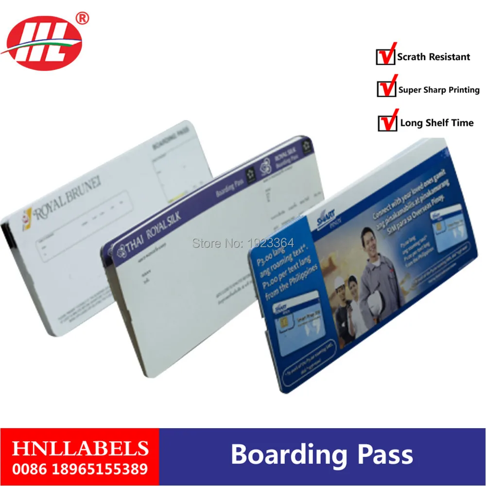 Maskapai Boarding Pass|Kertas Printer| - AliExpress