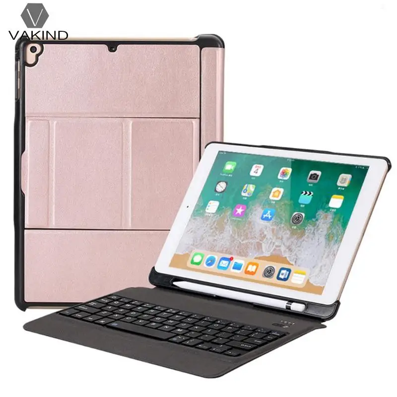 

Wireless Bluetooth Pad Keyboard Slim Tablets Ergonomics Keypads with Backlit Tablet Protection Cover for iPad Air 1/2/Pro 9.7