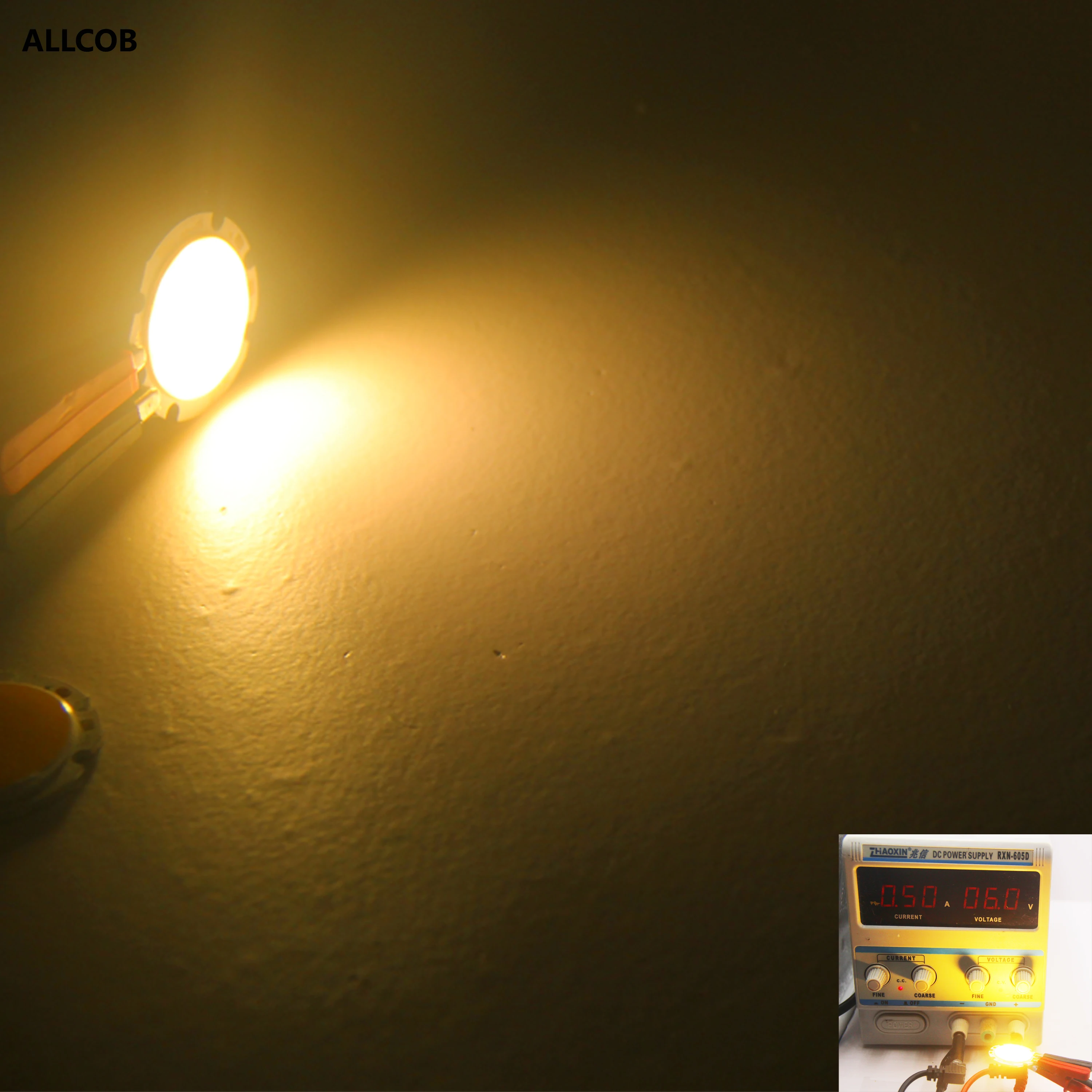 Продвижение 30 мм круглый алюминиевый 6V 7V DC LED COB источник света модуль 3W лампа для