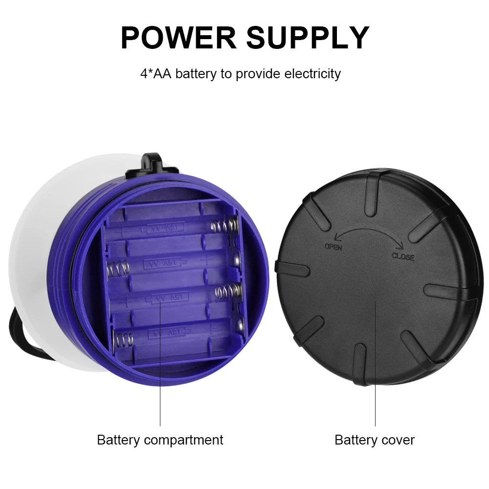 Кемпинг свет батарея питание аварийные огни 2 режима фонарик крючок подвесной светильник палатка свет портативный фонарь для ночной рыбалки