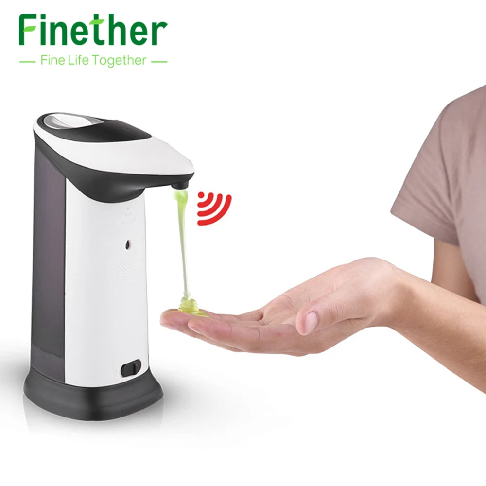 

420ml Automatic Liquid Soap Dispenser Bathroom Kitchen Infrared Smart Sensor Soap Dispenser Touchless Sanitizer Dispensers