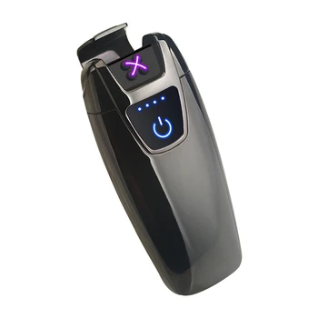 

New Thin Usb Charging Cigarette Lighter Press Screen Electronic Cigarette Lighter Small Rechargeable Electric Cigarette Lighte