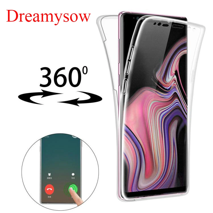 Двойной силиконовый чехол для samsung Galaxy A750 A7 2018 S6 S7 край S8 S9 S10 плюс A8 A6 J4 J6 J8 A3 A5 J3 J5 J7