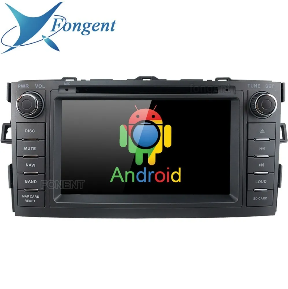 Best For Toyota Auris 2008 2009 2010 2011 2012 Car Android 2 Din Radio DVD Audio Stereo Multimedia Player Auto GPS Navigator Vehicle 0