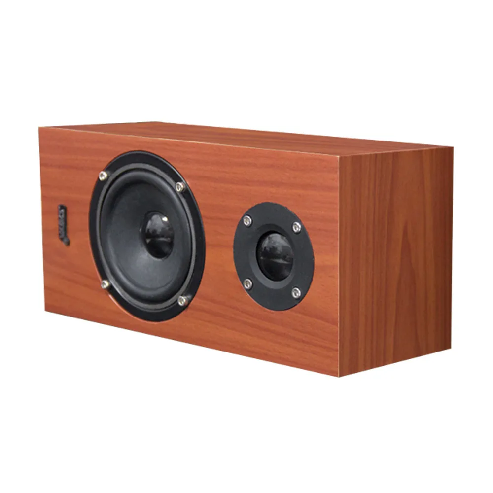 

SADA V-180 3.5mm Wired Wooden Speaker Computer Loudspeaker Bass Stereo Music Player Subwoofer Sound Box for PC Smartphones