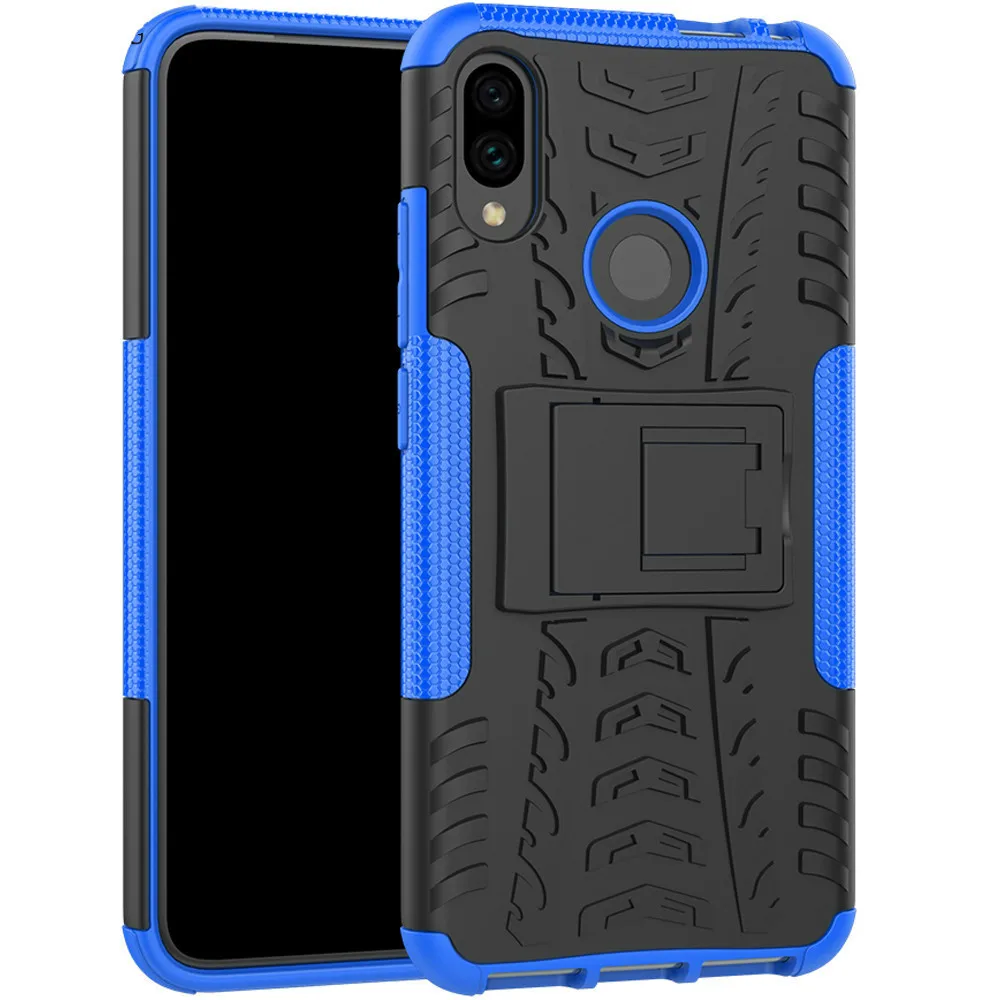 

For Xiaomi Redmi Note 7 Case Shockproof Armor Rubber Silicon Hard PC Phone Cases On Note7 Back Cover For Xiomi Redmi Note 7 Pro
