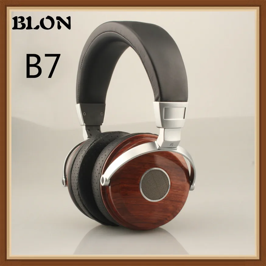 Blon B7 Walnut Wooden HiFi Headphone Over Ear HiFi