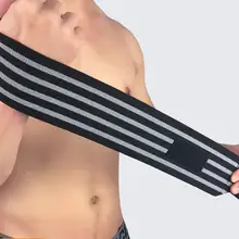 Новинка 1 шт. эластичные опоры для тренажерного зала тренировочные кулачные ремни силовая подъемная повязка на запястье