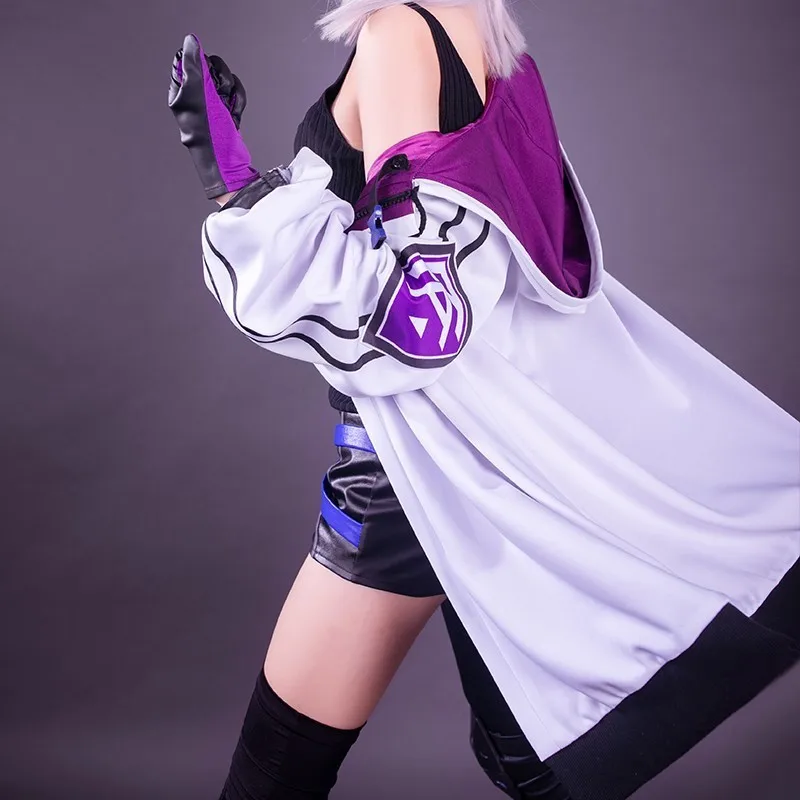 Костюмы для косплея Game Girls Frontline Спрингфилд AA12 супер яркие фиолетовые толстовки bts