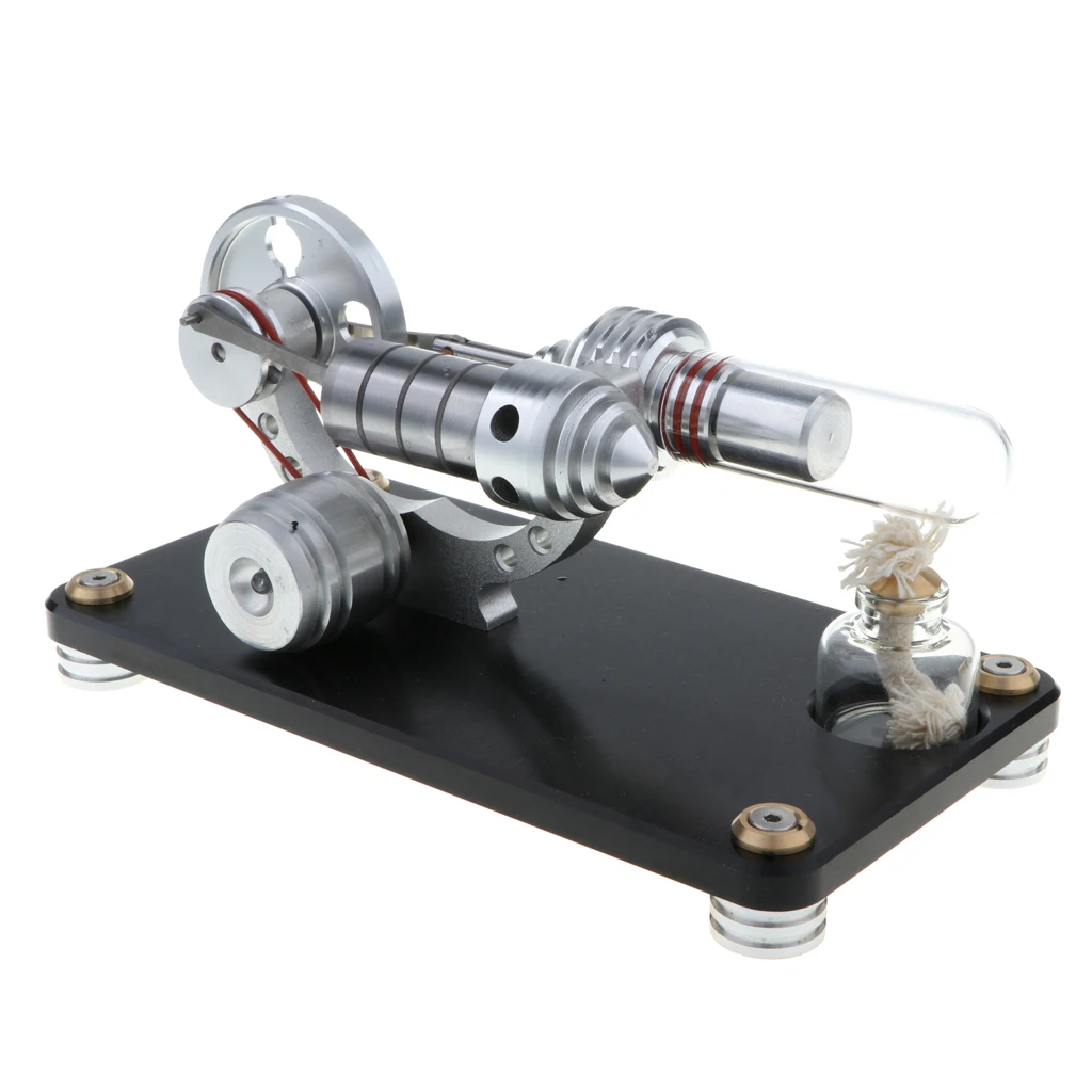 Pulley Stirling Engine Model Physical Steam Power Motor Generator Internal Combustion Novelty Educational Toy цена Pulley Stirling Engine Model Physical Steam Power Motor Generator Internal Combustion Novelty Educational Toy цены онлайн