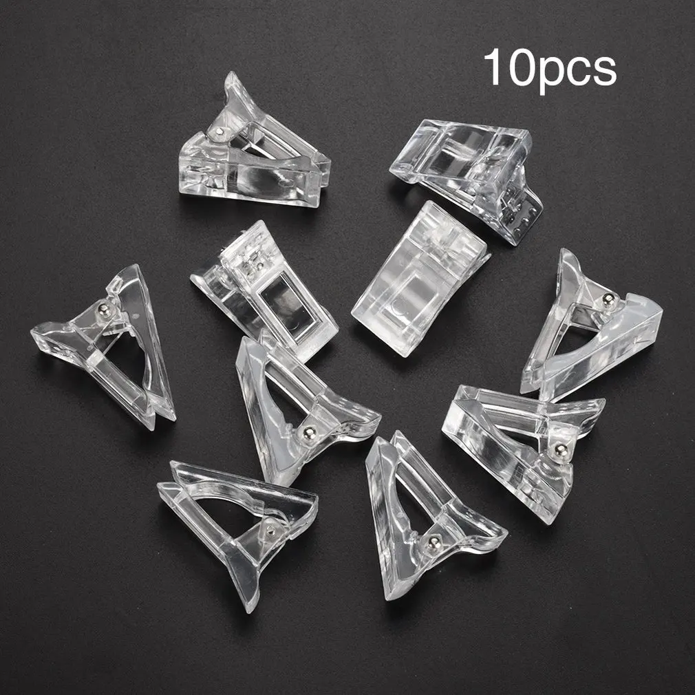 

Nail Tips Clip Transparent Finger Poly Quick Building Finger Extension Nails Art Manicure Tool Accessories False Nail Cip