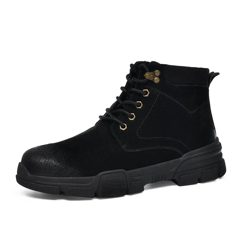 Chaussures with jaune Fur Lacets Décontracté black Cheville Loisirs noir Chelsea Solide Bottes De Britannique Rond Moto Faible sand Bout Mode Hommes Sand Vintage With Fur Fur Bottines À Style 3j4ARL5