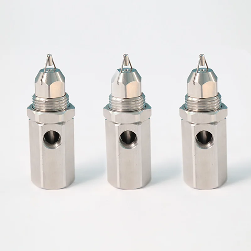 10PCS 1/4''adjustable flow rate ss304 Ultrasonic air atomizing nozzles